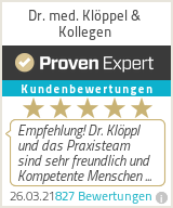 Provenexpert Dr. Klöppel